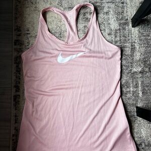 Nike Women's Light Pink Racerback Tank Top
